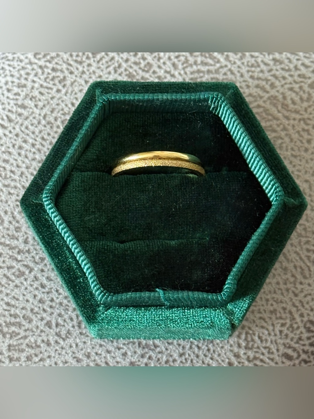 18K gold plated rings